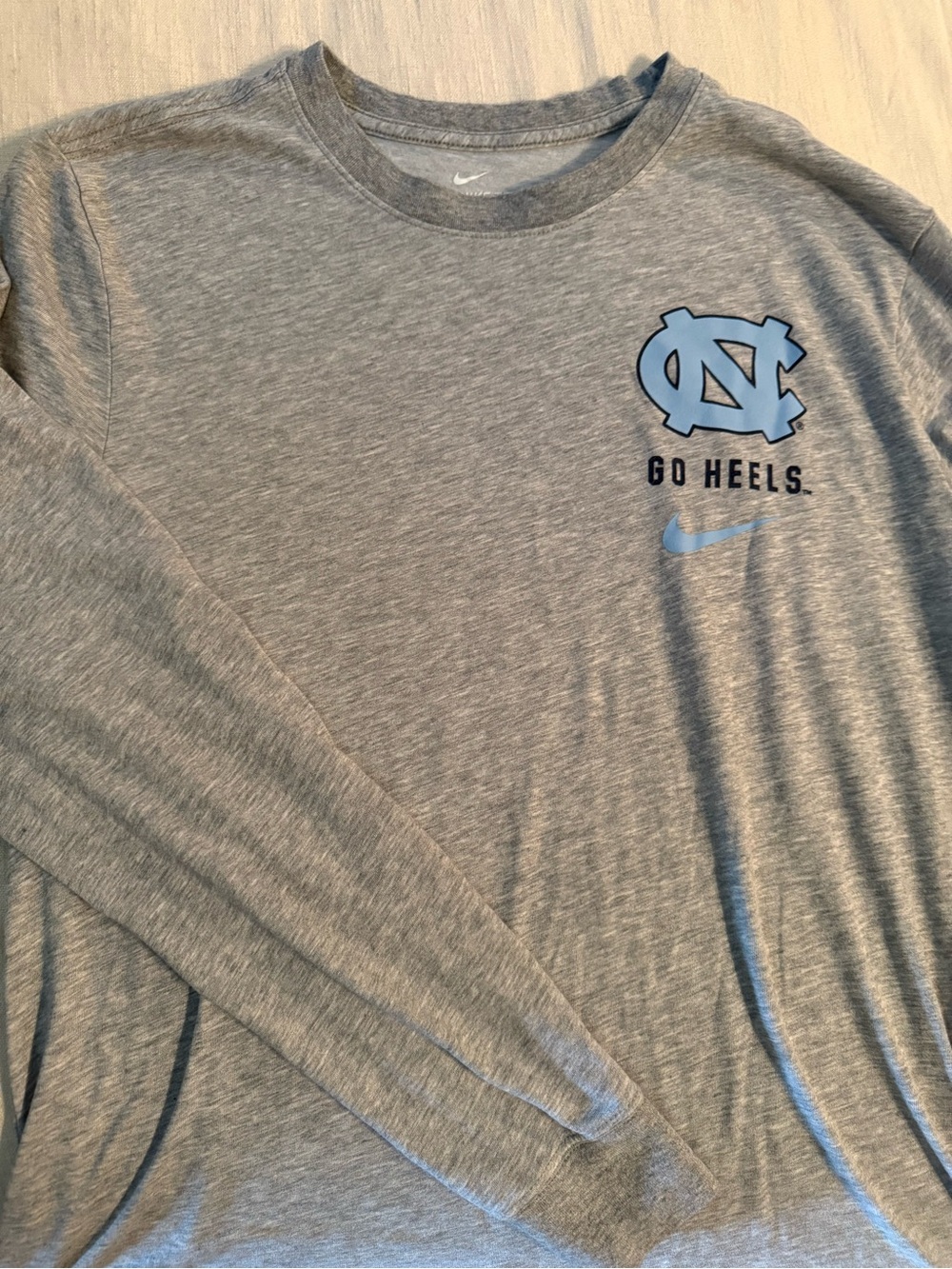 Nike UNC long sleeve tshirt